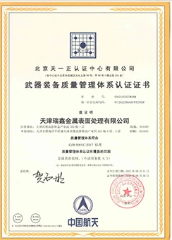 武器装备质量管理体系